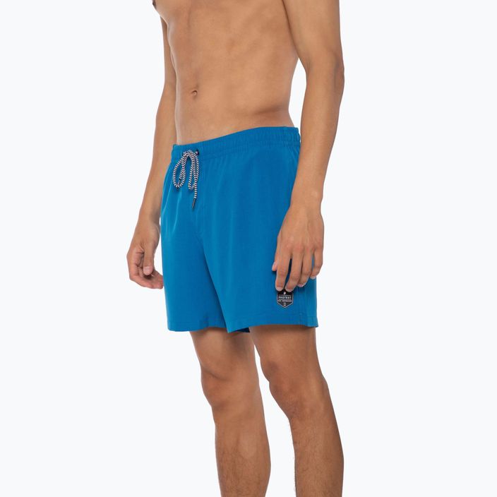 Men's Protest Davey blue swim shorts P2711200 6