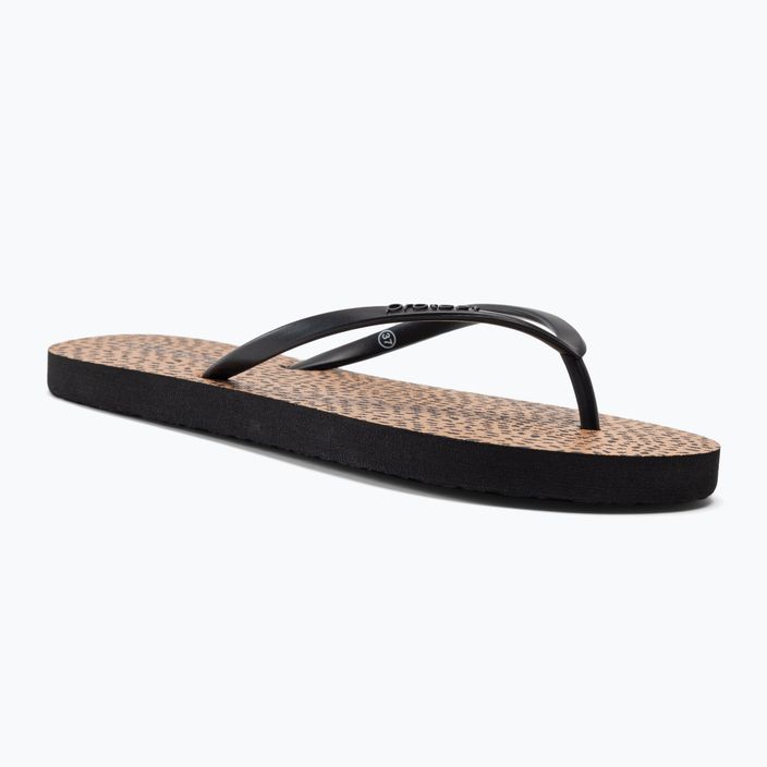 Women's Protest Prtdonni brown and black flip flops P5610421