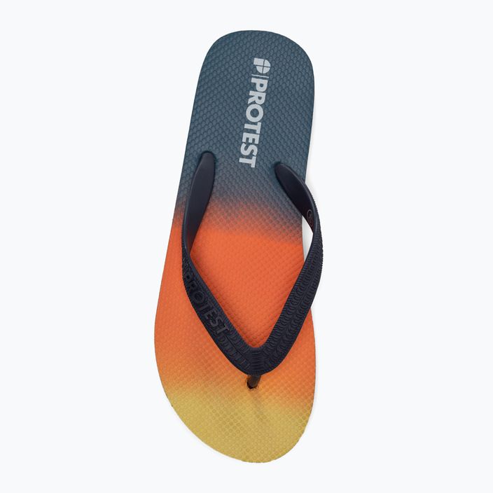 Men's Protest Prtcarey orange flip flops P5710121 6
