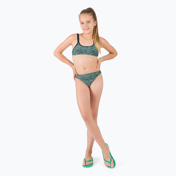 Children's two-piece swimsuit Protest Prtlynn green and black P7913321 9