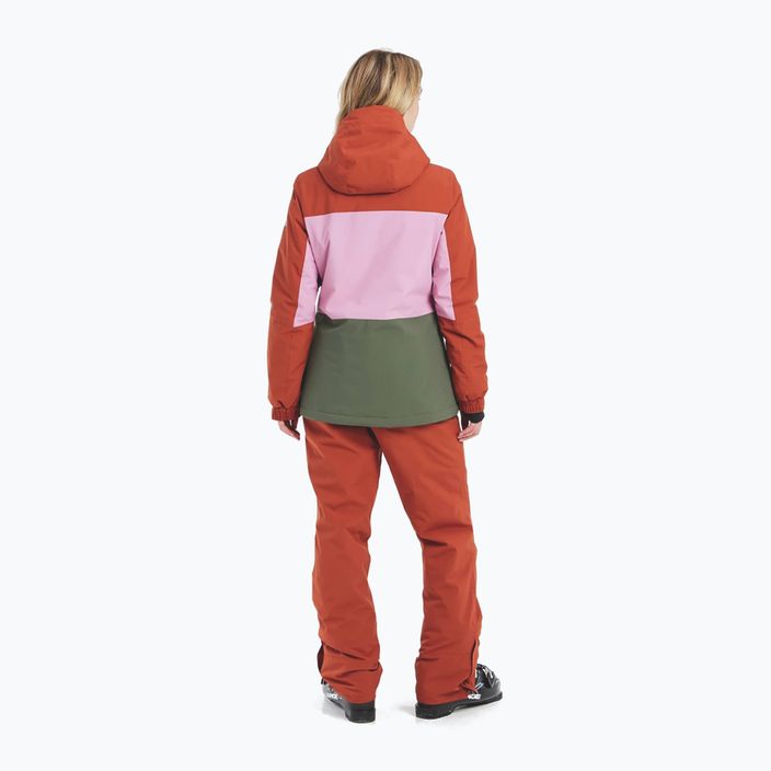 Women's Protest Prtmugo uluru rust ski jacket 3