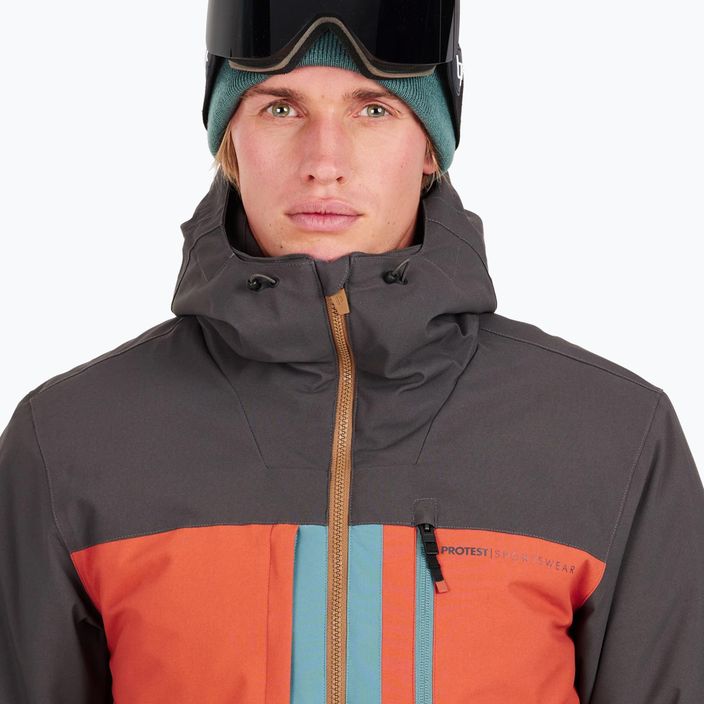 Men's Protest Prtpomano ski jacket atlantic green 6