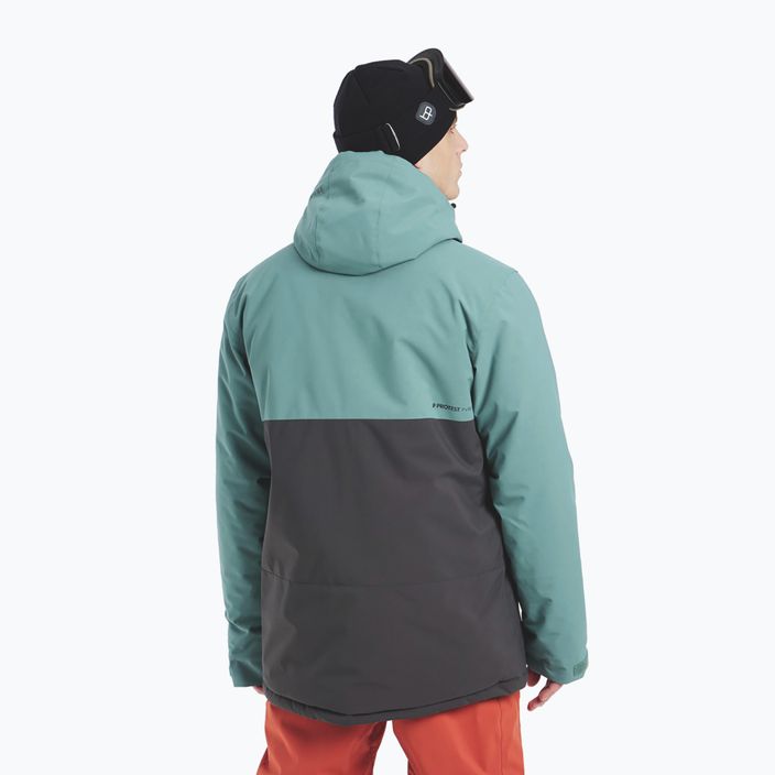 Men's Protest ski jacket Prtkakune atlantic green 4