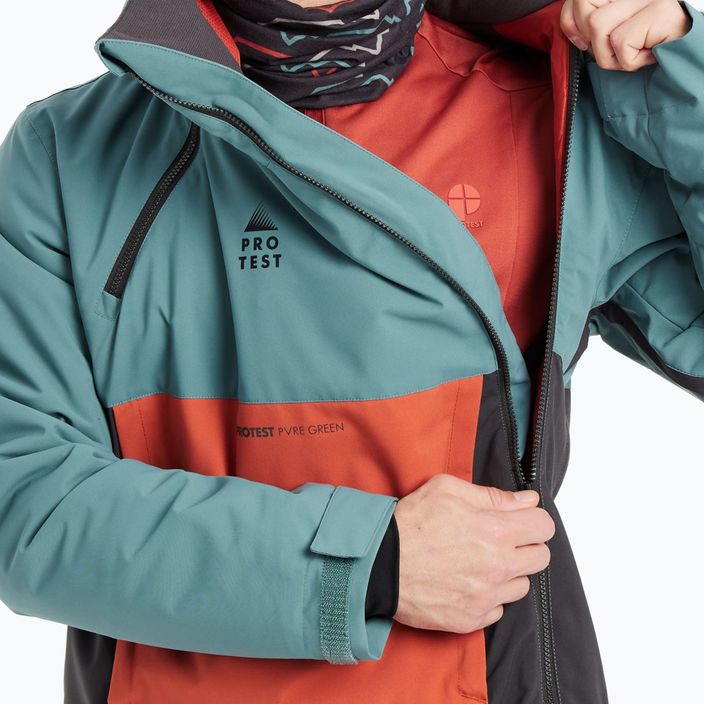Men's Protest ski jacket Prtkakune atlantic green 6