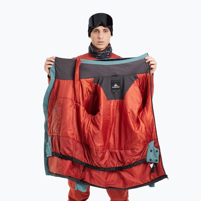 Men's Protest ski jacket Prtkakune atlantic green 7
