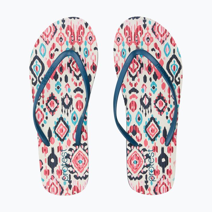 Women's Protest Prtflorine canvasoffwhite flip flops 8