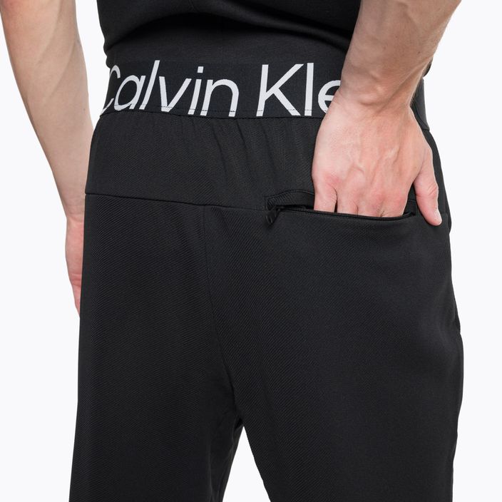 Men's training trousers Calvin Klein Knit BAE black beauty 5
