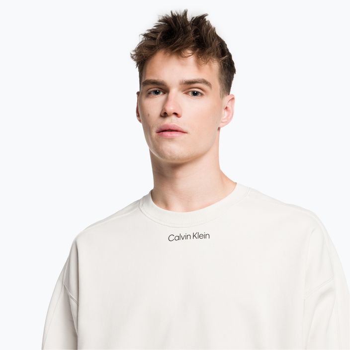 Men's Calvin Klein Pullover 67U chalk sweatshirt 4