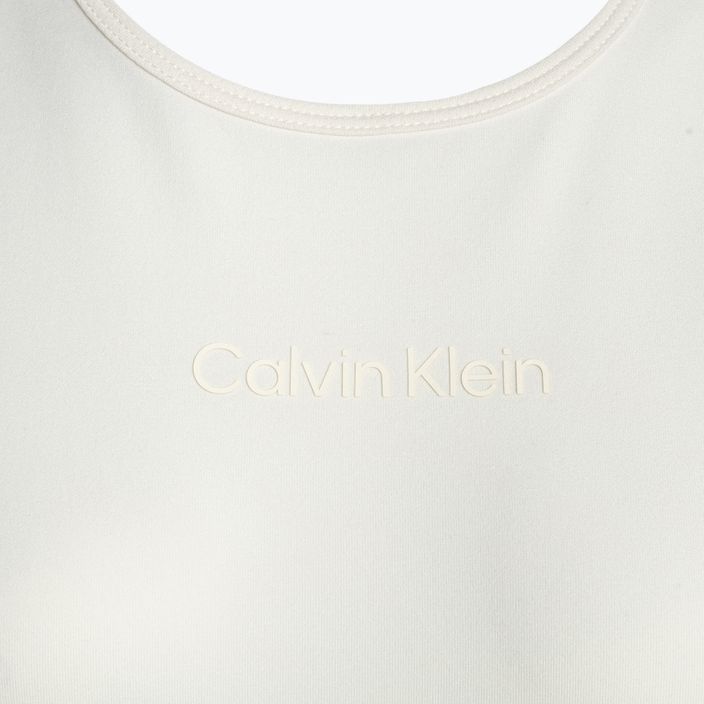 Women's Calvin Klein Knit white suede T-shirt 7