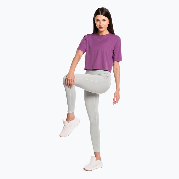 Women's Calvin Klein Knit amethyst T-shirt 2