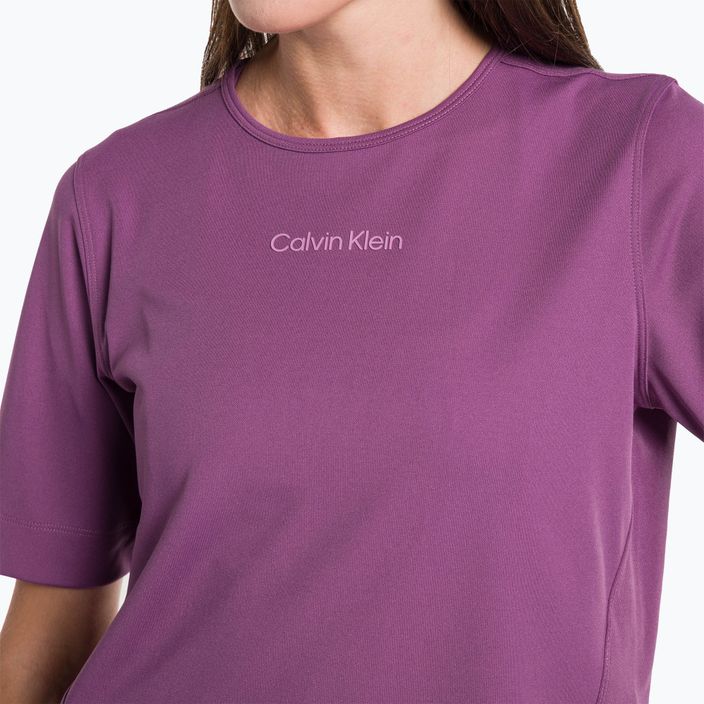 Women's Calvin Klein Knit amethyst T-shirt 4