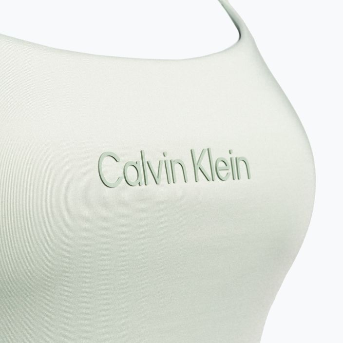 Calvin Klein Low Support 8HV seaspray green fitness bra 8