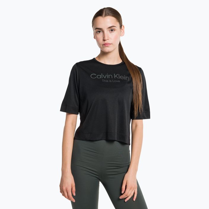 Women's Calvin Klein Knit black beauty t-shirt