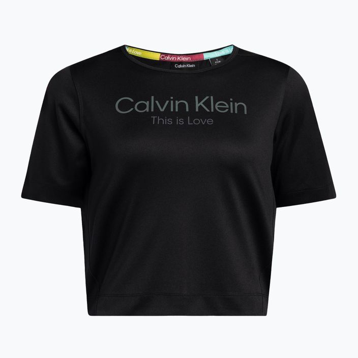 Women's Calvin Klein Knit black beauty t-shirt 5