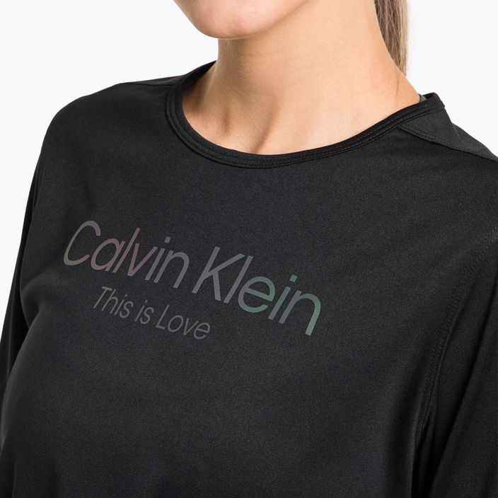 Women's Calvin Klein Knit black beauty t-shirt 4