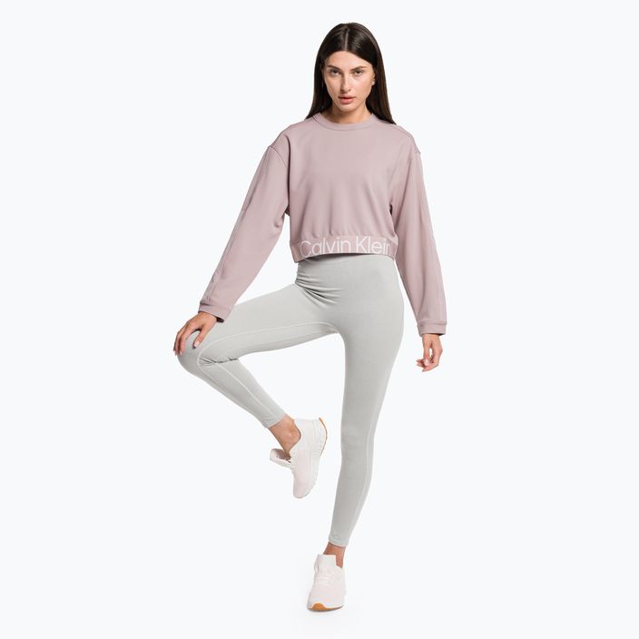 Women's Calvin Klein Pullover sweatshirt gray rose 2