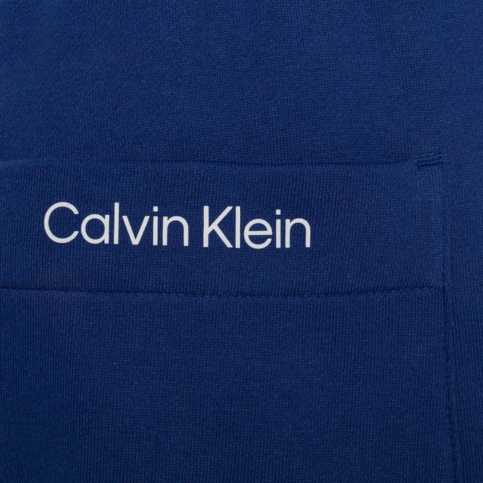 Men's Calvin Klein 7" Knit 6FZ blue depths training shorts 7