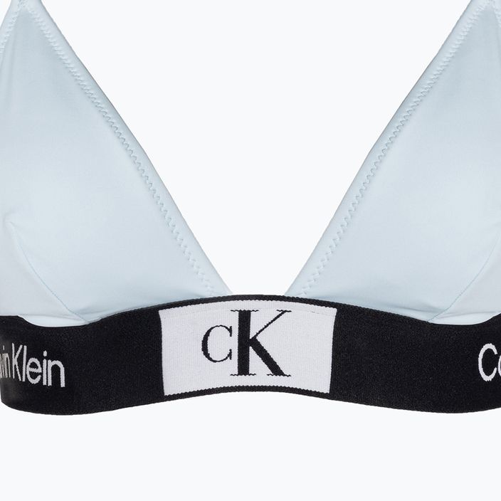 Calvin Klein Triangle-Rp blue swimsuit top 3