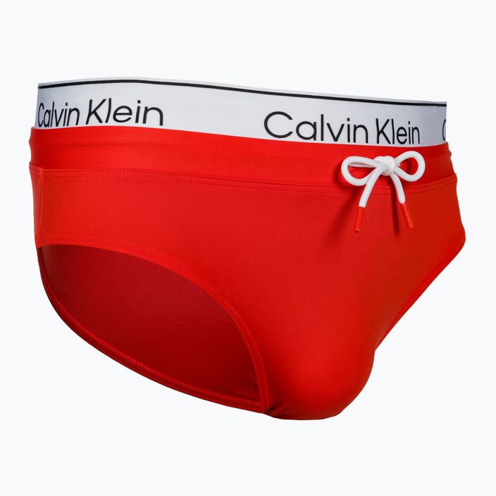 Men's Calvin Klein Brief Double WB swim briefs red 3