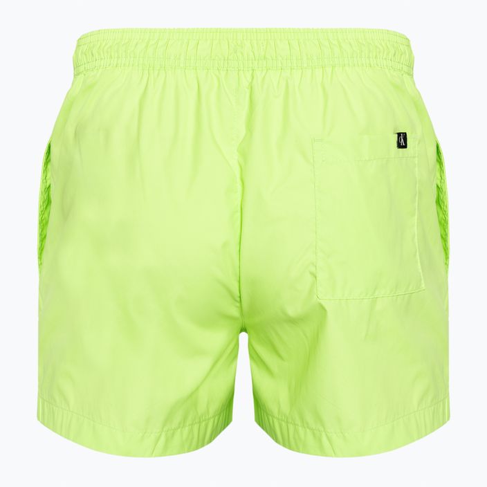 Men's Calvin Klein Short Drawstring swim shorts sharp green 2