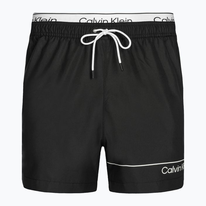 Men's Calvin Klein Medium Double black swim shorts