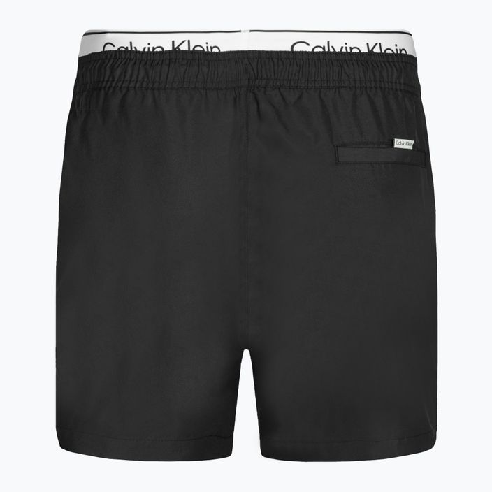 Men's Calvin Klein Medium Double black swim shorts 2