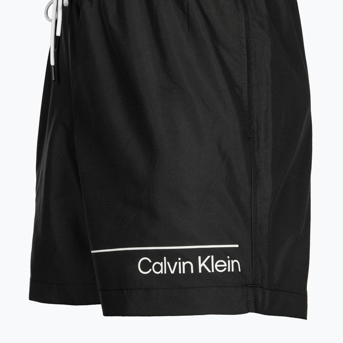 Men's Calvin Klein Medium Double black swim shorts 3