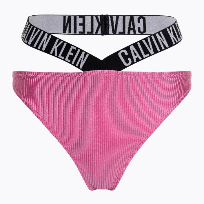 Calvin Klein High Leg Cheeky Bikini bottom bold pink