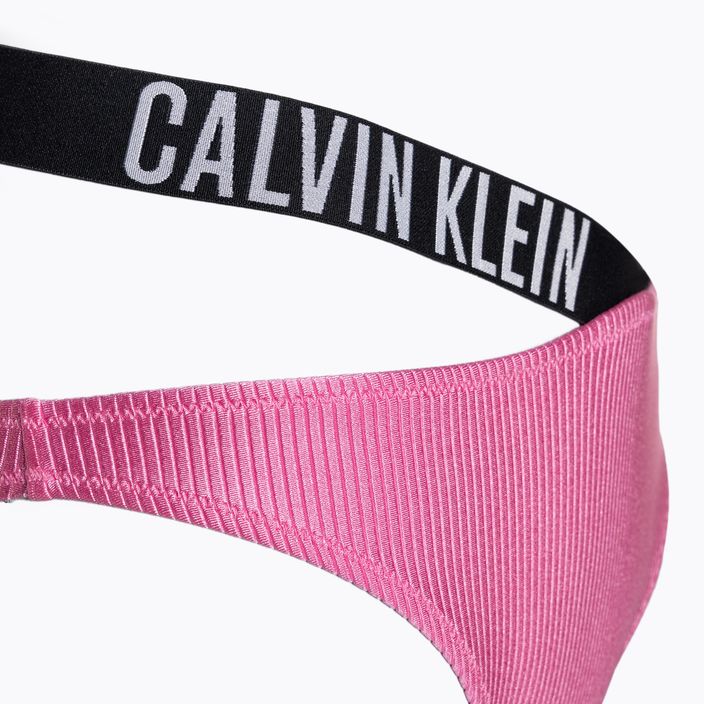 Calvin Klein High Leg Cheeky Bikini bottom bold pink 4