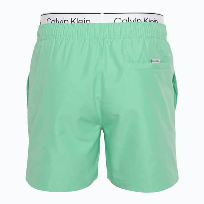 Men's Calvin Klein Medium Double WB cabbage swim shorts 2