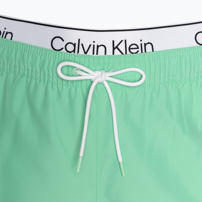 Men's Calvin Klein Medium Double WB cabbage swim shorts 3