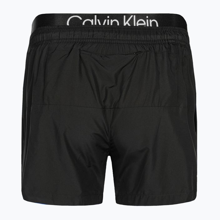 Men's Calvin Klein Short Double Waistband swim shorts black 2