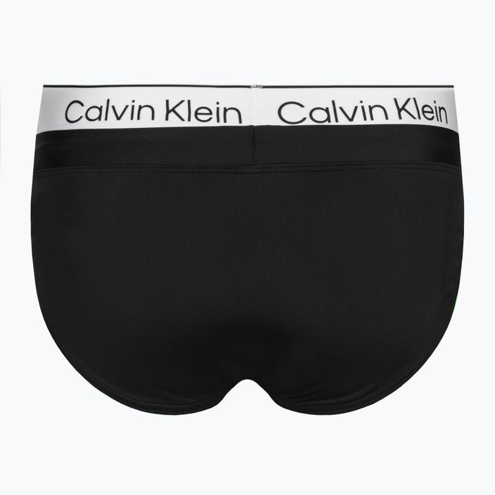 Men's Calvin Klein Brief Double WB swim briefs black 2