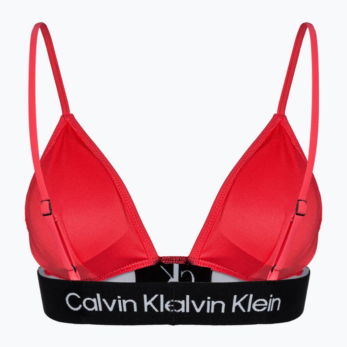 Calvin Klein Fixed Triangle-RP swimsuit top calypso coral 2