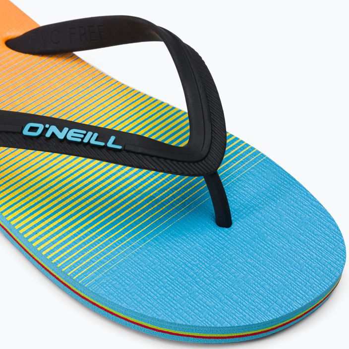 Men's O'Neill Profile Gradient flip flops light blue simple gradient 7