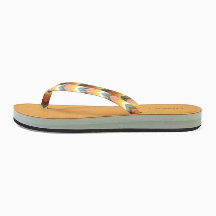 Women's O'Neill Melina toasted coconut flip flops 10