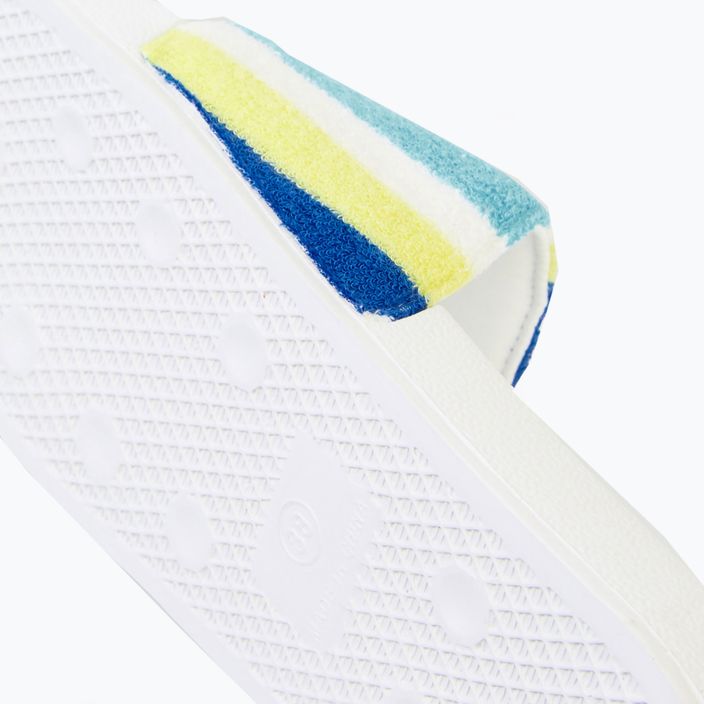 Women's O'Neill Brights Slides blue towel stripe flip-flops 12