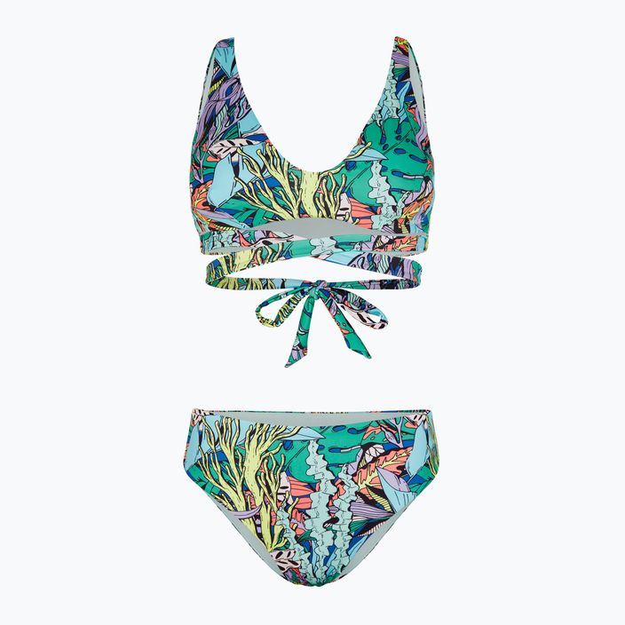 Women's two-piece swimsuit O'Neill Sofie Love Bikini blue comic seaweed