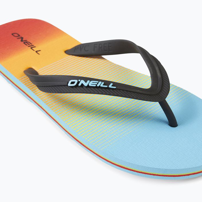 Men's O'Neill Profile Gradient flip flops light blue simple gradient 11