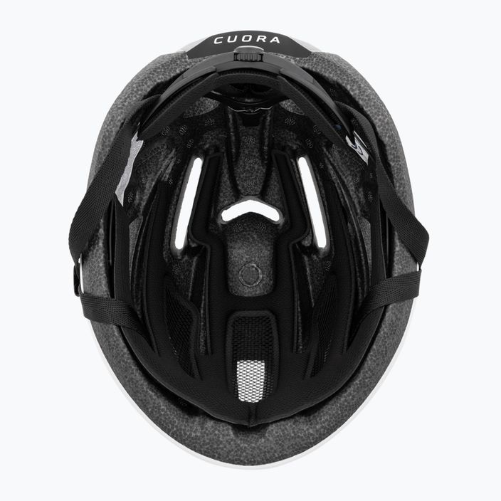 Rogelli Cuora white/black bicycle helmet 5