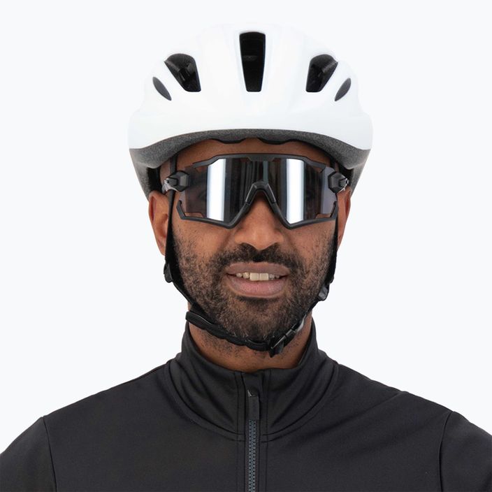 Rogelli Cuora white/black bicycle helmet 8