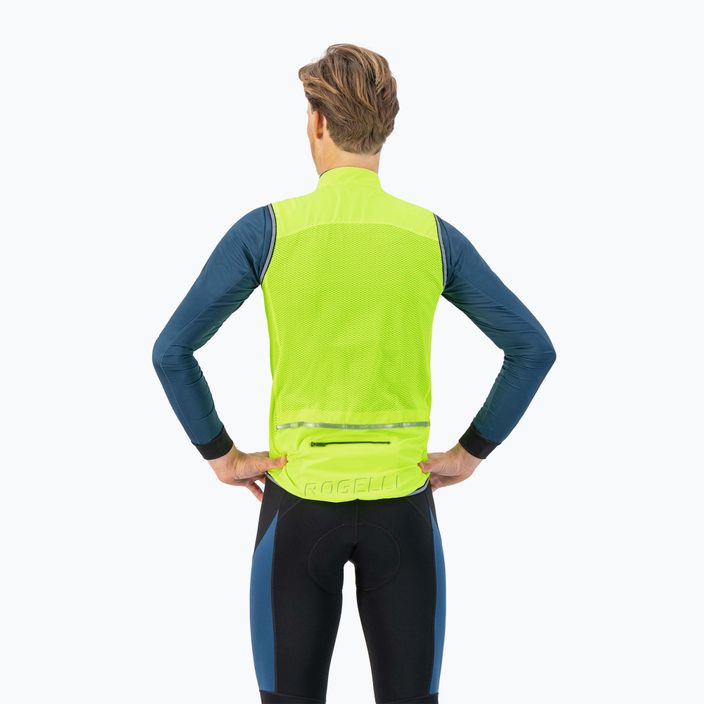 Rogelli Core fluor men's cycling waistcoat 2