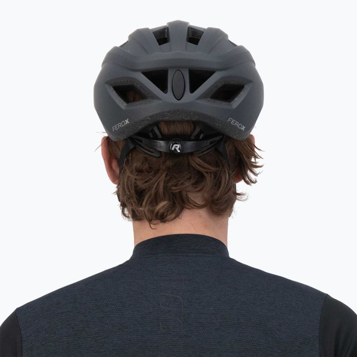 Rogelli Ferox II bicycle helmet black 5