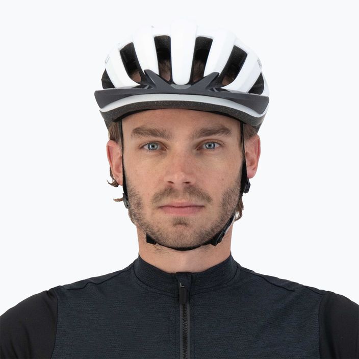 Rogelli Ferox II bicycle helmet white 3