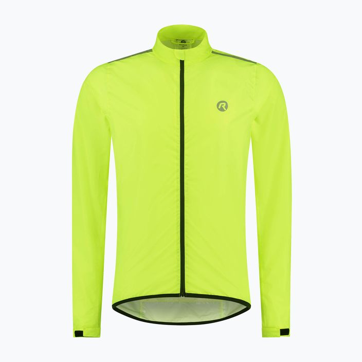 Men's cycling jacket Rogelli Core yellow 3
