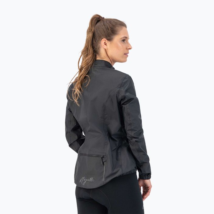 Women's cycling jacket Rogelli Core black 2