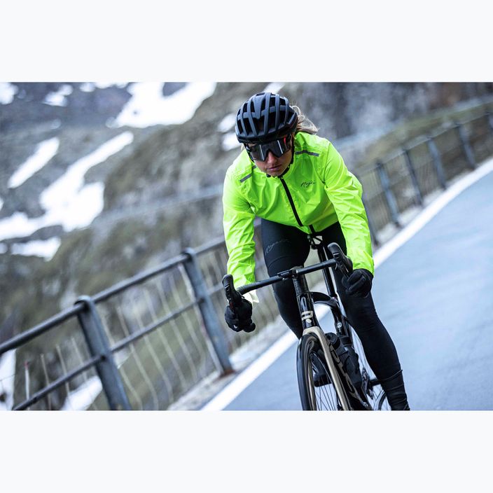 Women's cycling jacket Rogelli Core yellow 6