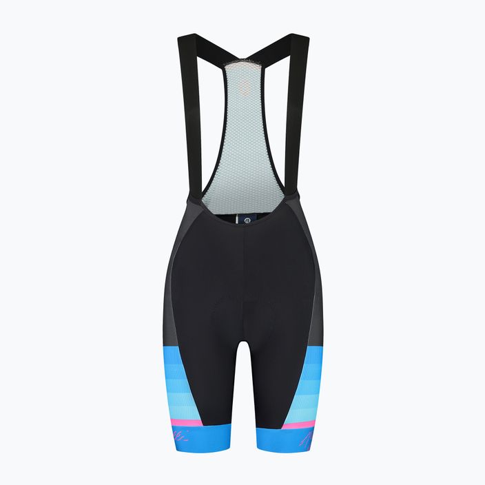 Rogelli Impress II Bib Short women's cycling shorts blue/pink/black 3