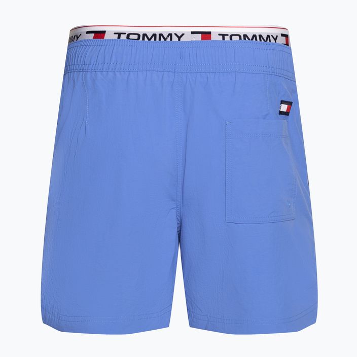 Men's Tommy Hilfiger DW Medium Drawstring blue spell swim shorts 2