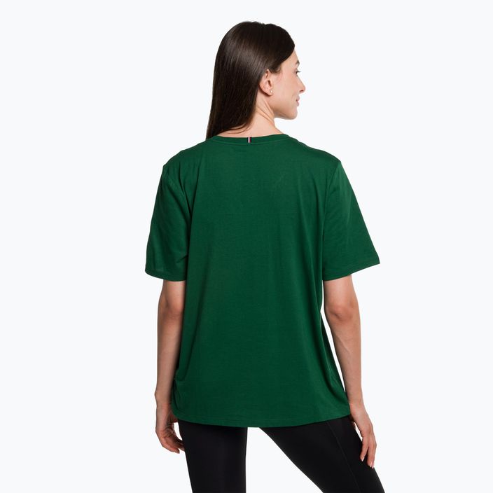 Tommy Hilfiger women's training shirt Regular Th Monogram green 3